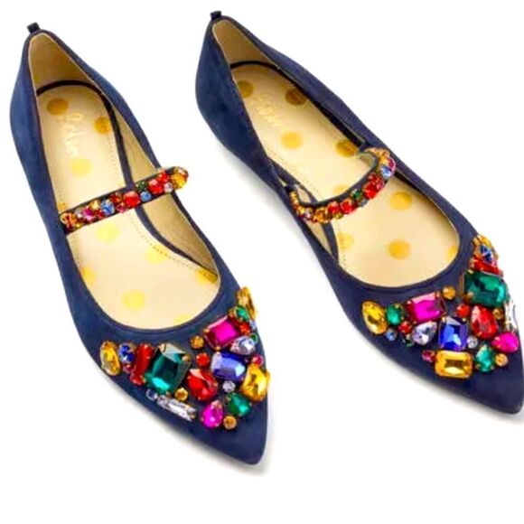 Boden Shoes - Boden Amy embellished rhinestone ballet flat 41 9.5